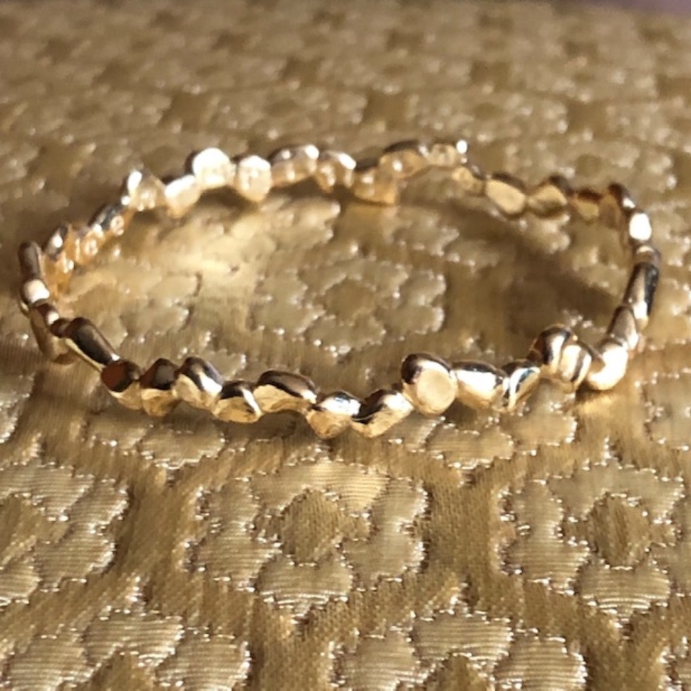 Sophia & Chloe Gold Stepping Stones Bangle with Inscription